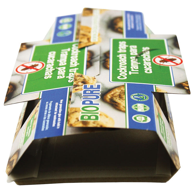 Kit de Trampas de pegamento para cucarachas 20 PACK BIOPURE - 100% Ecológico y seguro para niños y mascotas
