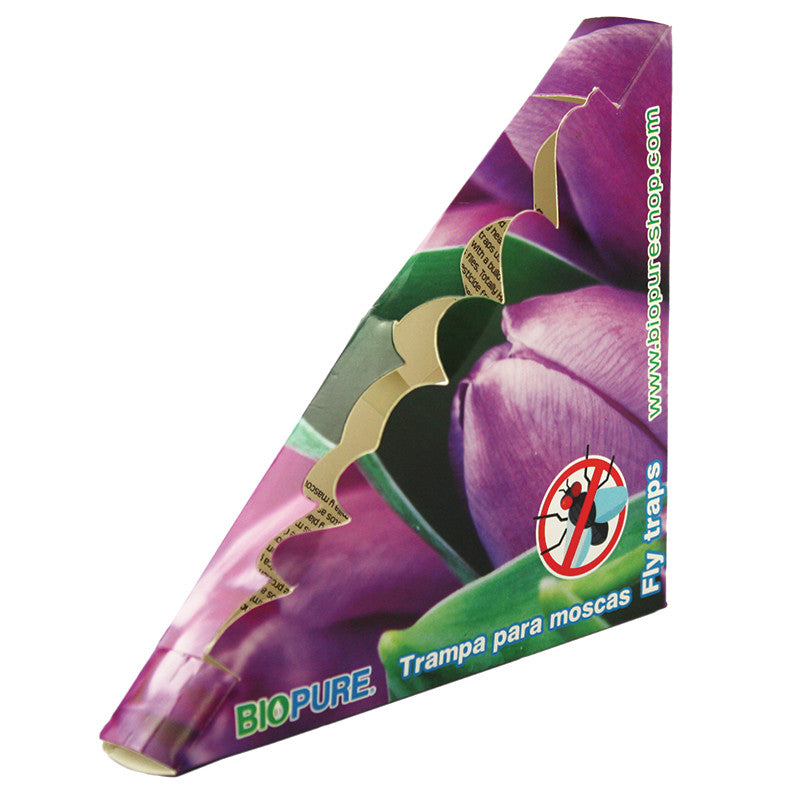 Kit tde trampas de pegamento para moscas 20 PACK  BIOPURE - 100% Ecológico y seguro para niños y mascotas