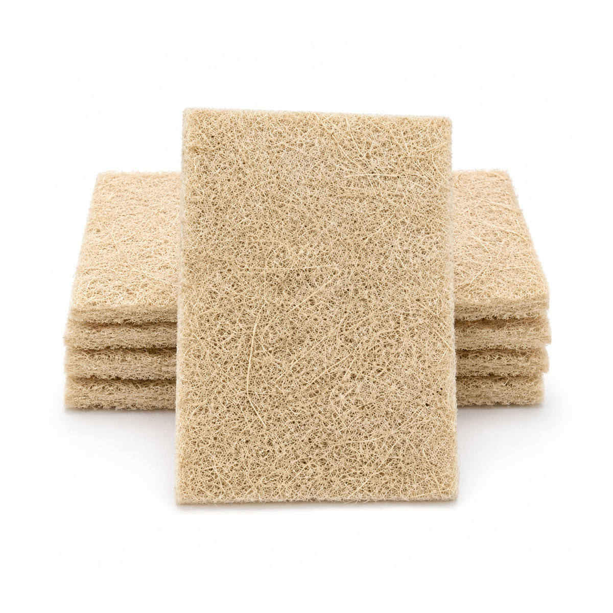 Fibra biodegradable para lavar trastes, loza, cocina. No daña ni raya - 80% fibra de agave (24 piezas)
