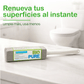 Kit Piedra pómez con agarradera para limpiar el baño - Pómez - Ideal para wc's, lavamanos, azulejos - Quita callos - Hecha de vidrio 100% reciclado.