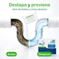 Tratamiento fosas sépticas - Sachets, Fórmula biológica, Ideal para WC, lavamanos, tuberías conectadas a una fosa séptica.