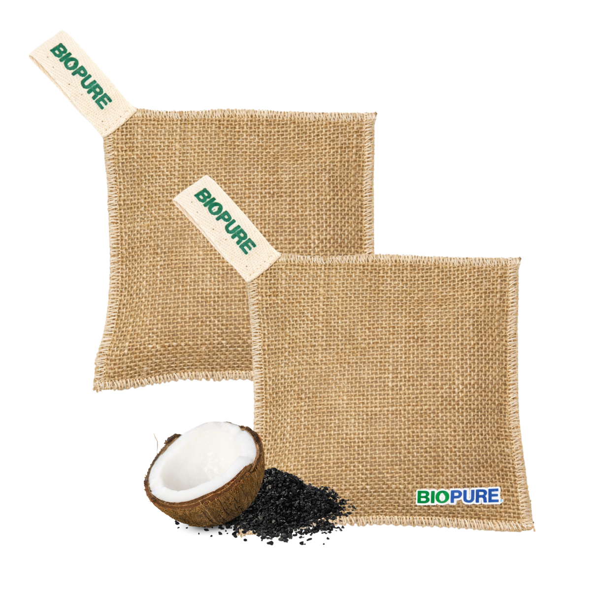 Bolsas purificadoras -Carbón Activado 100% Biodegradable - Remueve malos olores, humedad, moho y alérgenos.